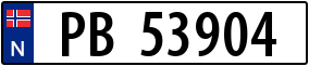 Truck License Plate